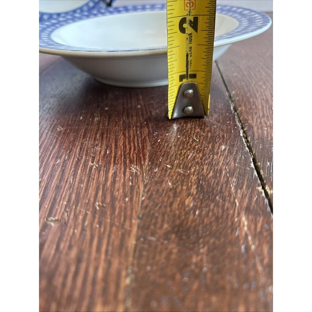 Oneida 1998 discontinued Table Trends BLUE HEATHER 7 3/8